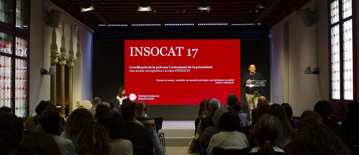 Imatge presentació informe INSOCAT 17 d'ECAS
