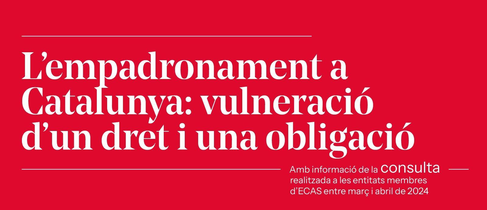 Imatge de la portada del document d'ECAS sobre el padró